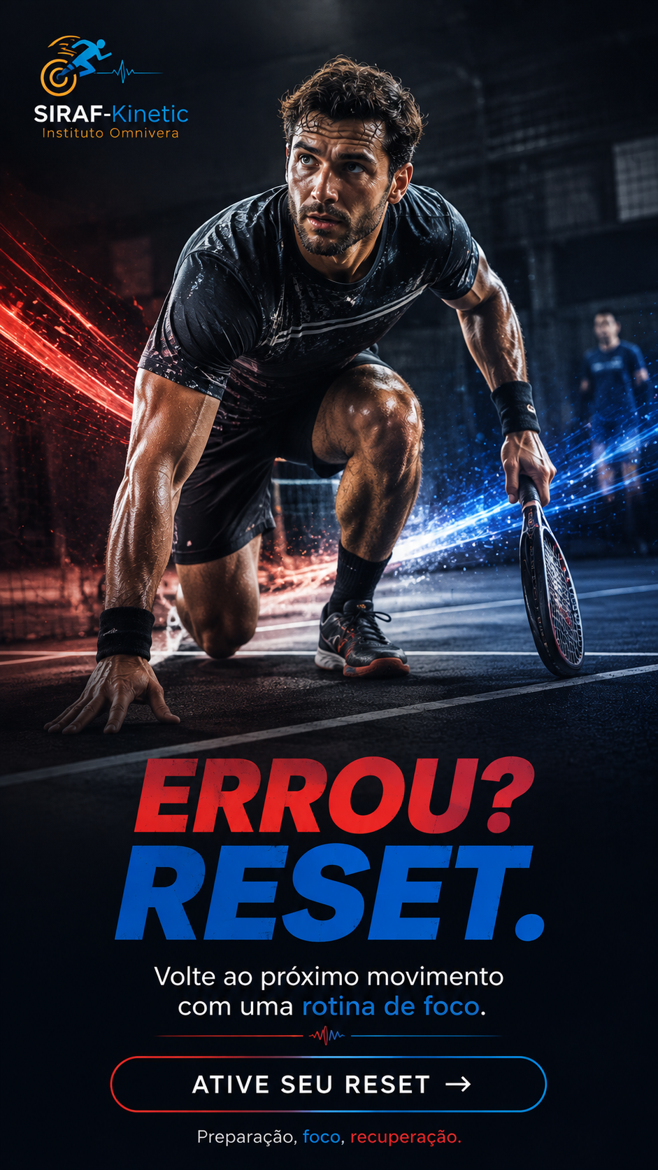 SIRAF Kinetic — conteúdo orientado ao esporte e movimento